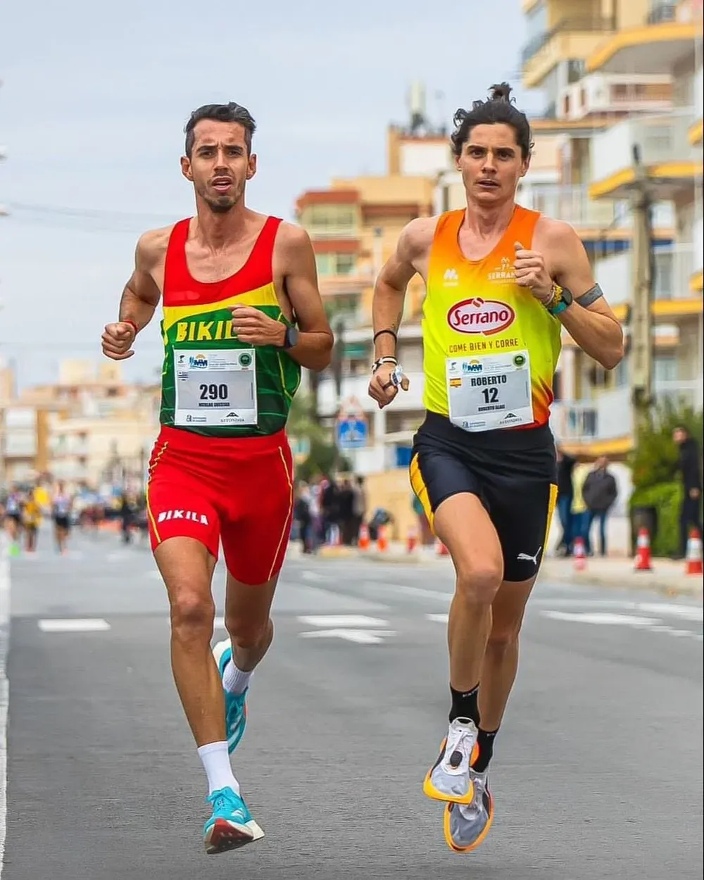 Nicolás Cuestas en la Media Maratón Vila de Santa Pola
