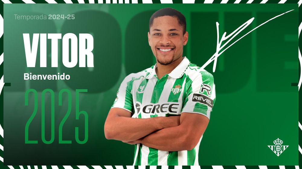 Vitor Roque, nuevo refuerzo del Betis.