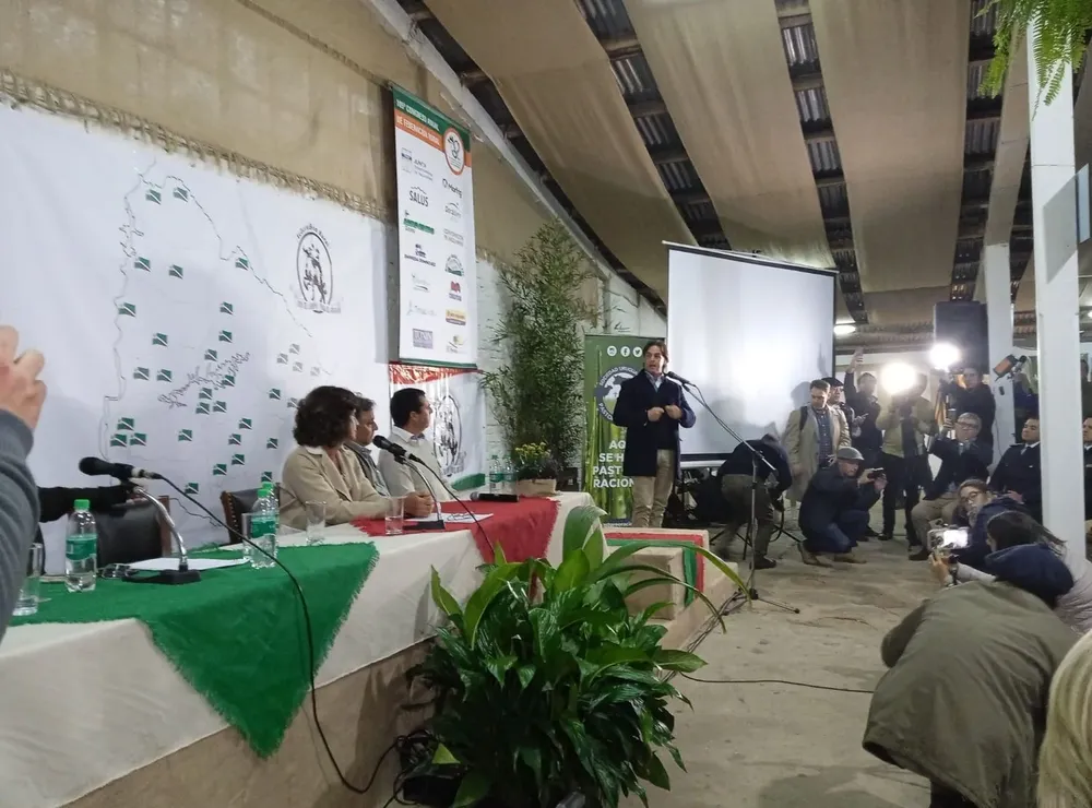 Luis Lacalle Pou asiste este sábado al acto de clausura del 105° congreso anual de la Federación Rural, en Tacuarembó