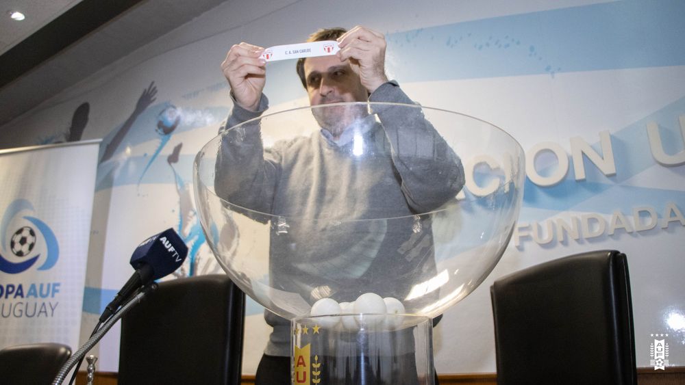 Sorteo de Copa AUF Uruguay 2024