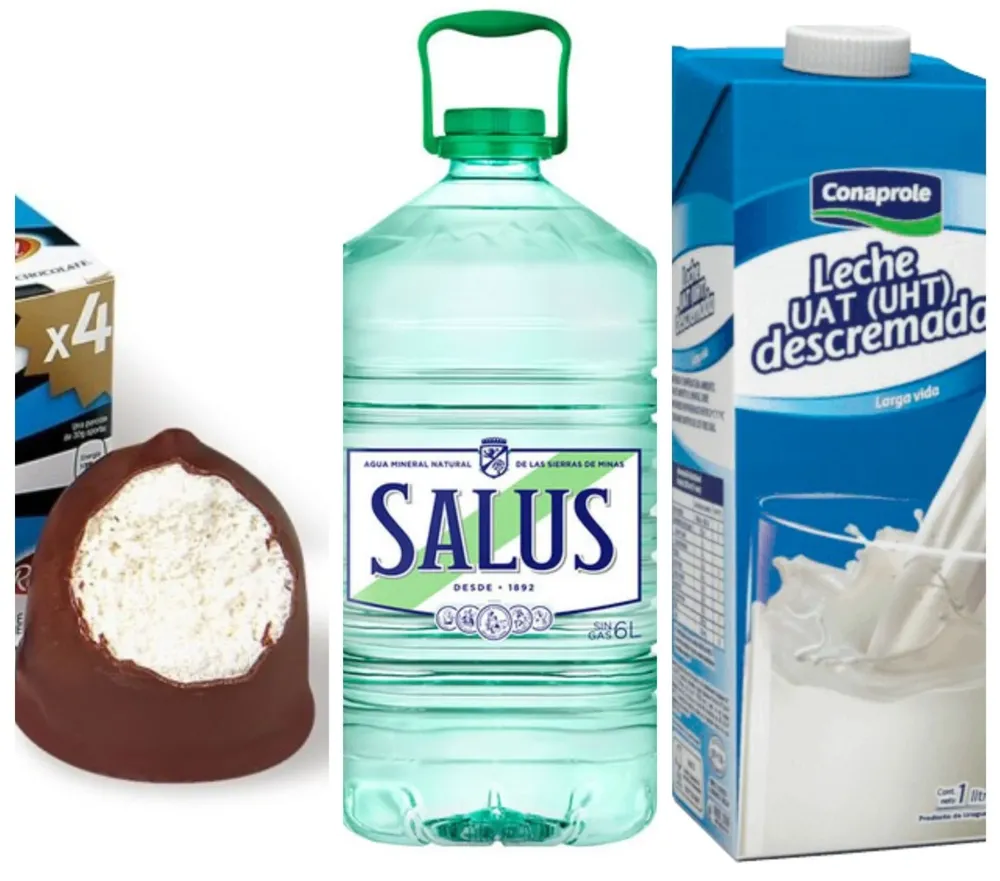 Tres productos que faltaron en las góndolas uruguayas.