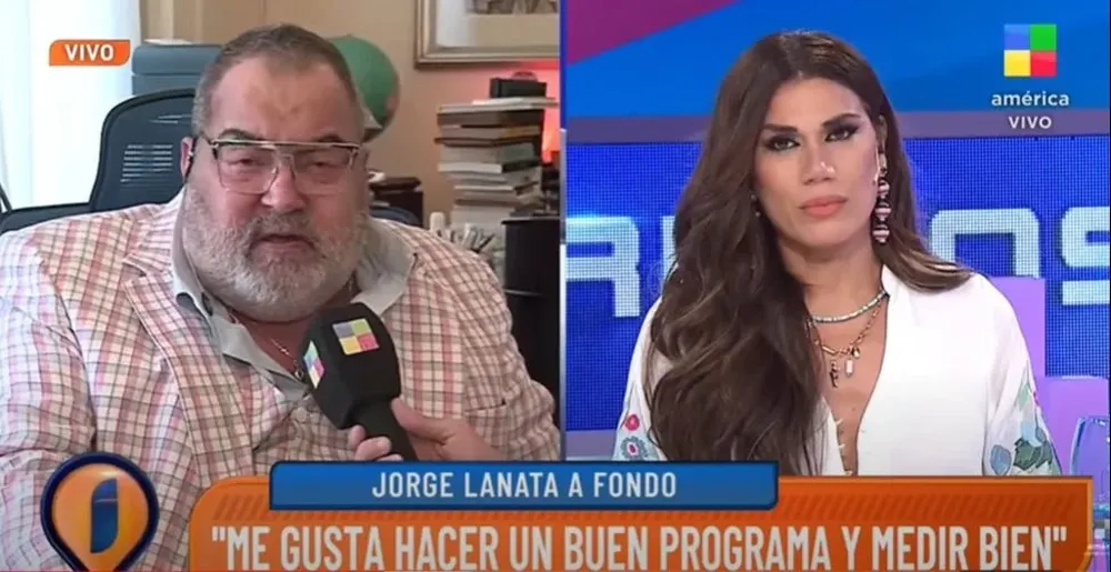 Jorge Lanata y Florencia de la V en Intrusos