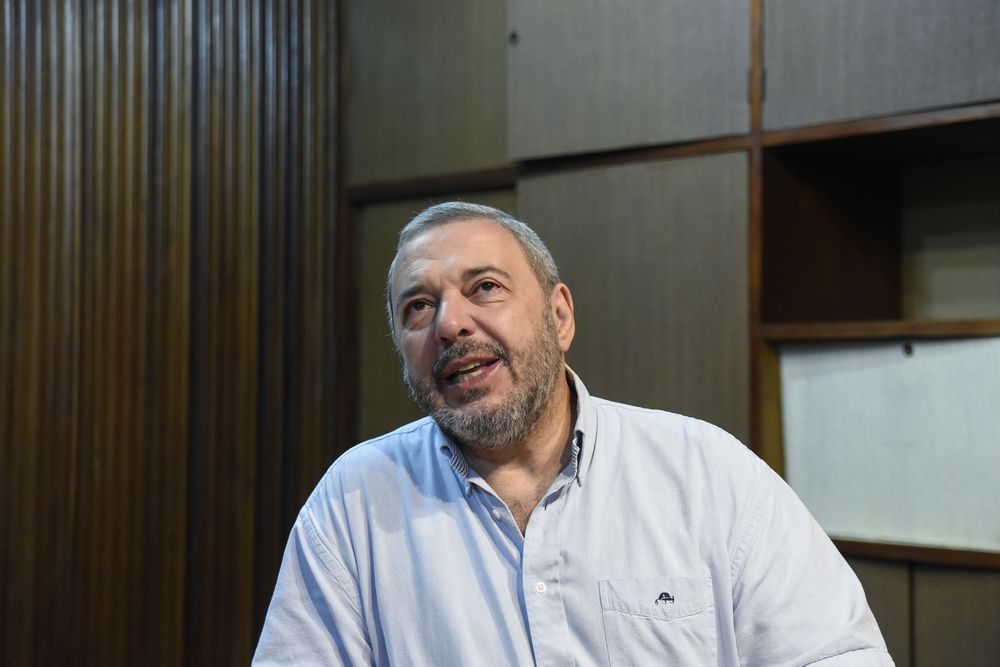 El candidato a la Intendencia de Montevideo por el Frente Amplio, Mario Bergara