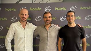 Juan Pablo Pola, CEO; Diego Centurión, CMO y Santiago López, COO