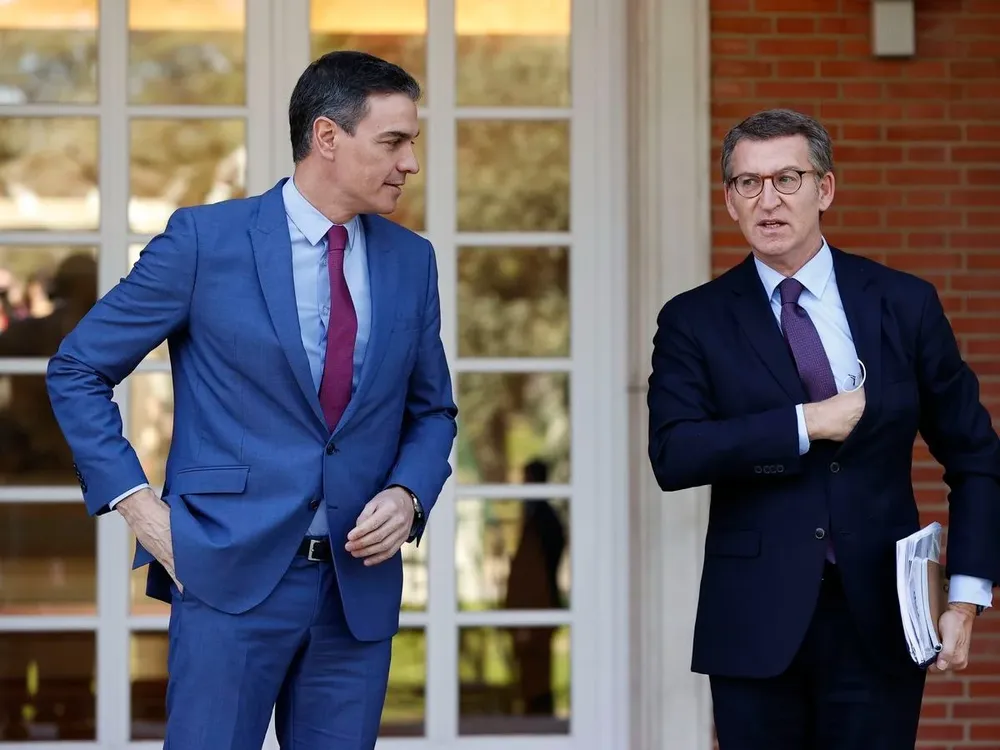 Pedro Sánchez y Alberto Núñez Feijóo