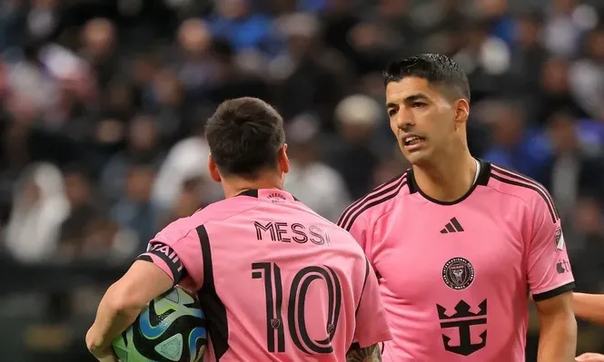 Luis Suárez y Lionel Messi