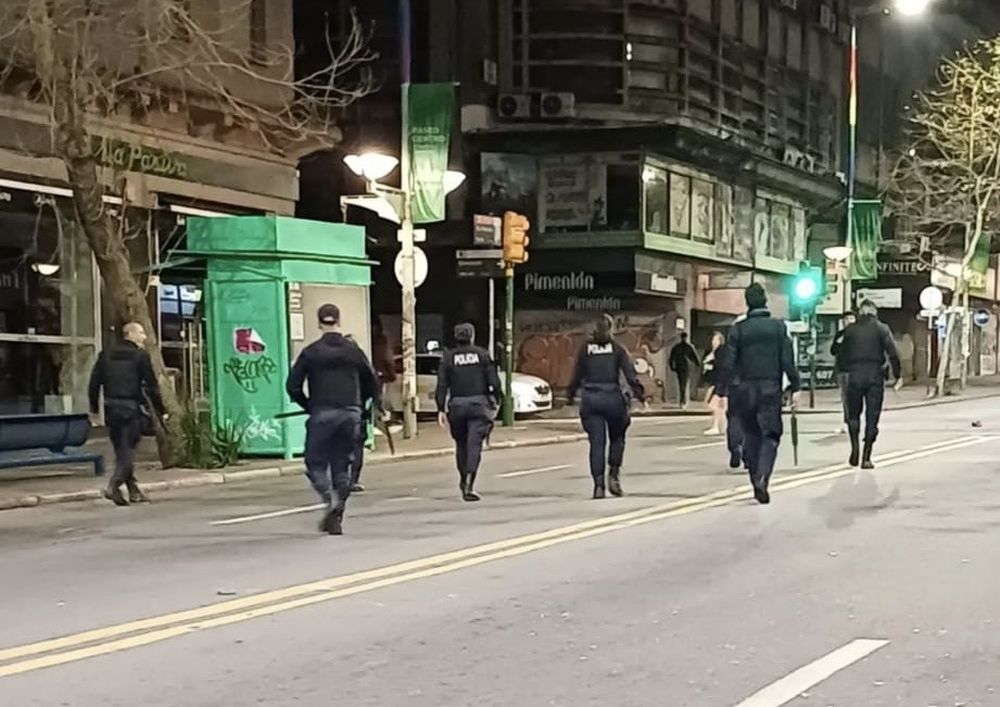 La Policía llegó a disparar munición no letal para dispersar a los participantes