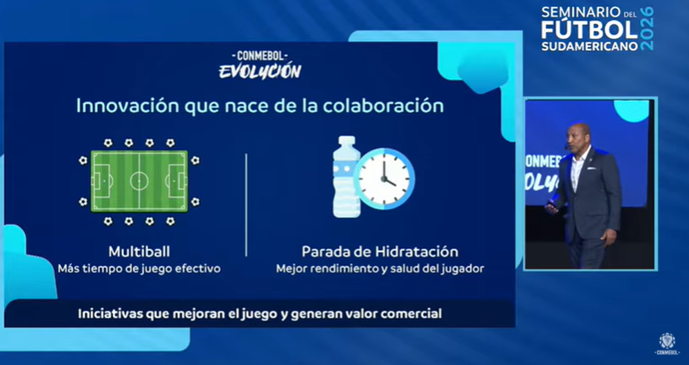 Mauro Silva en el Seminario de Conmebol 