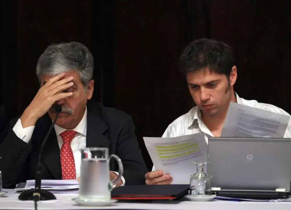 Julio de Vido y Axel Kicillof