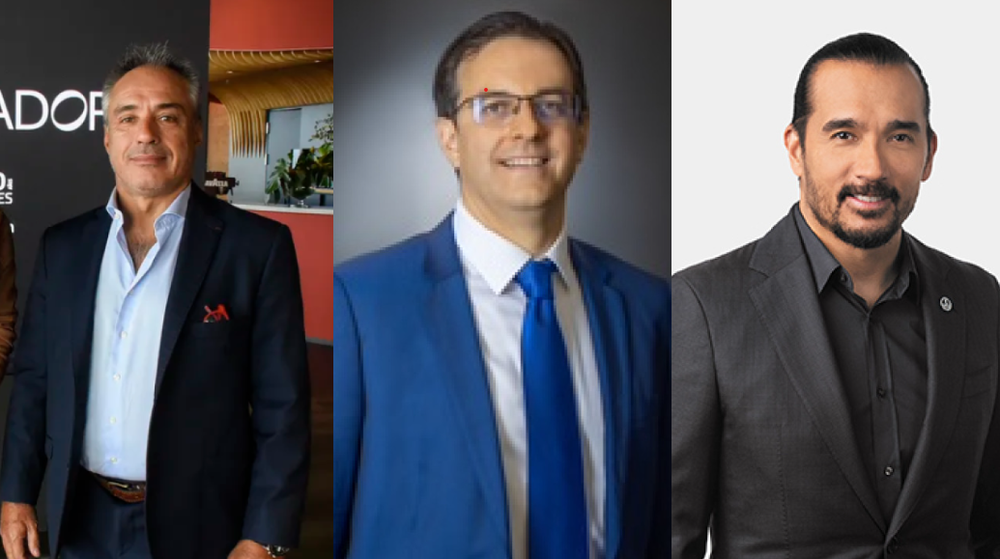 Alejandro Ruibal, Alexandre Carreteiro y Stephan Gratziani