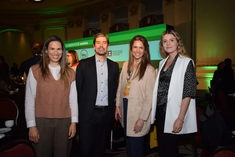 Cecilia Rego, Juan Troccoli, Ana Inés Alfaro y Francesca Magno