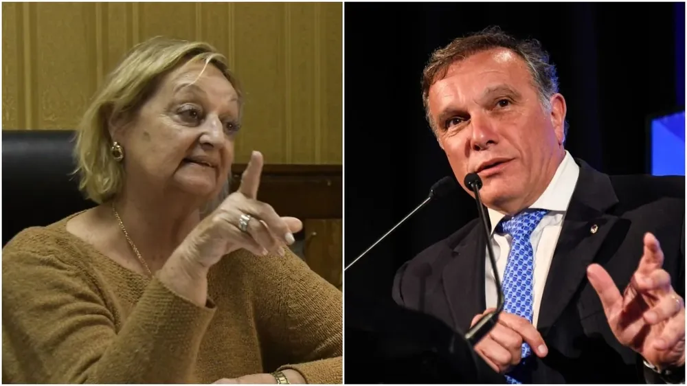 Liliam Kechichian y Alejo Umpiérrez