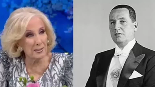 Mirtha Legrand y Juan Domingo Perón