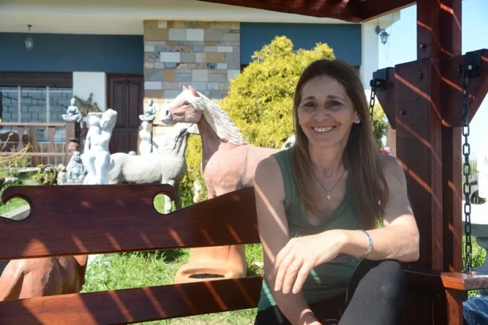 Marta Espina, una de las vecinas que participa de la escuela de seguridad en El Colorado