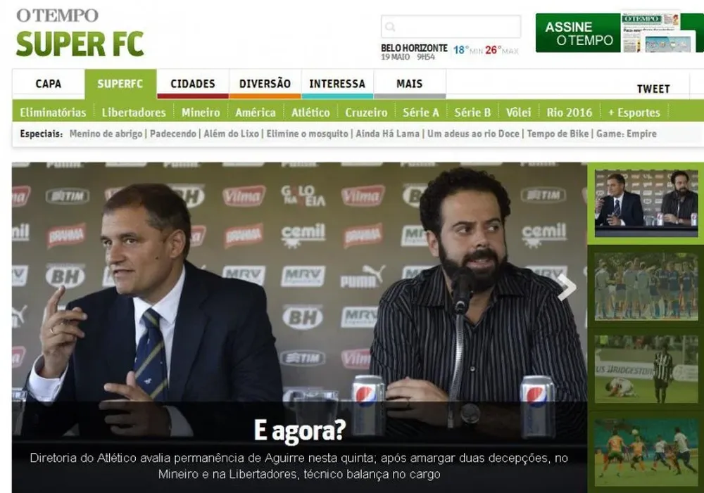 La portada de Otempo se pregunta: ¿Y ahora?