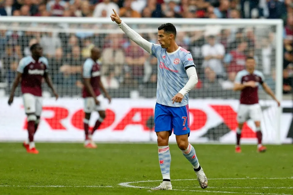 Otro festejo de Cristiano Ronaldo