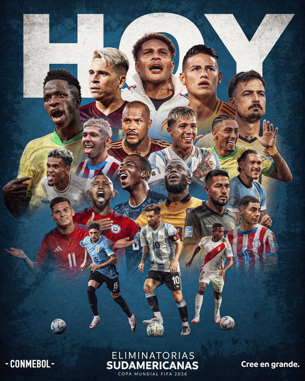 El posteo de Conmebol El posteo de Conmebol