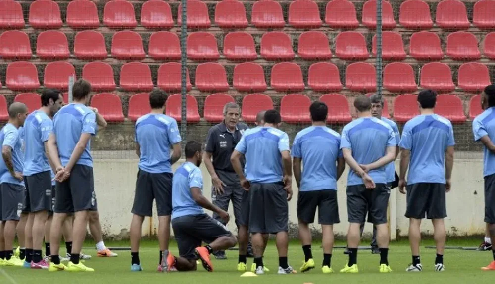 Las indicaciones de Tabárez a los jugadores