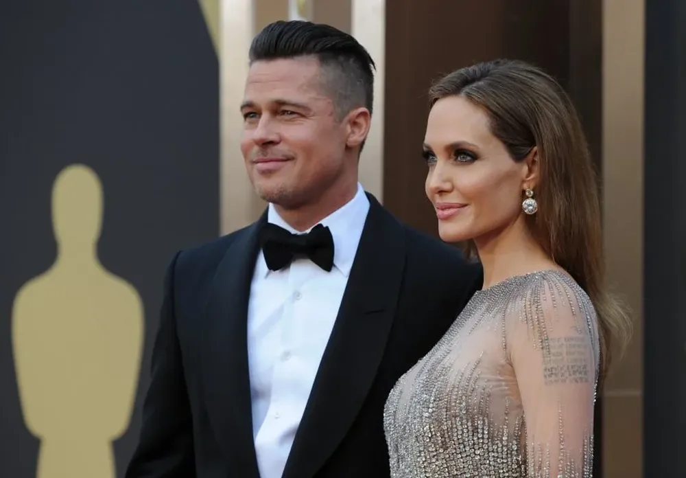 Brad Pitt y Angelina Jolie en 2014