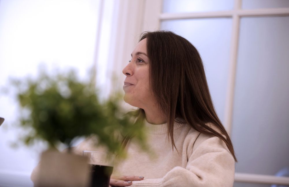 María Eugenia Vidal recibió a El Observador para hablar sobre su trabajo en la fundación Hacemos Argentina, pero también sobre la situación del país, su mirada del gobierno de Milei y sobre la interna del PRO (Foto: Silvana Colombo)