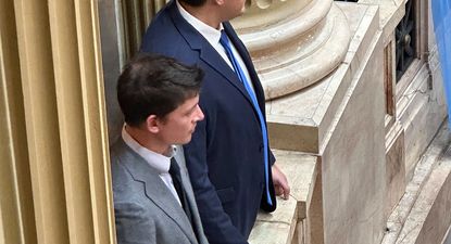 Santiago Caputo y Daniel Parisini.