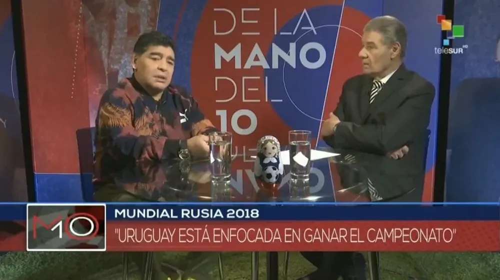 Maradona ve bien a Uruguay