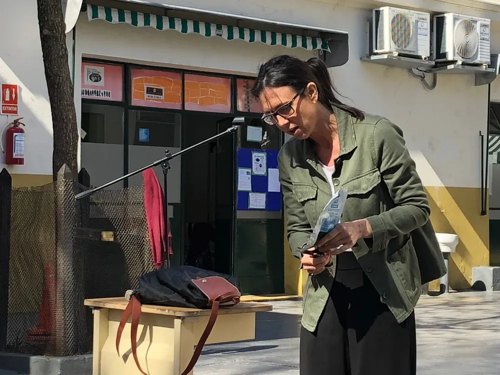 Gabriela Schimchak en el colegio St.Andrews School