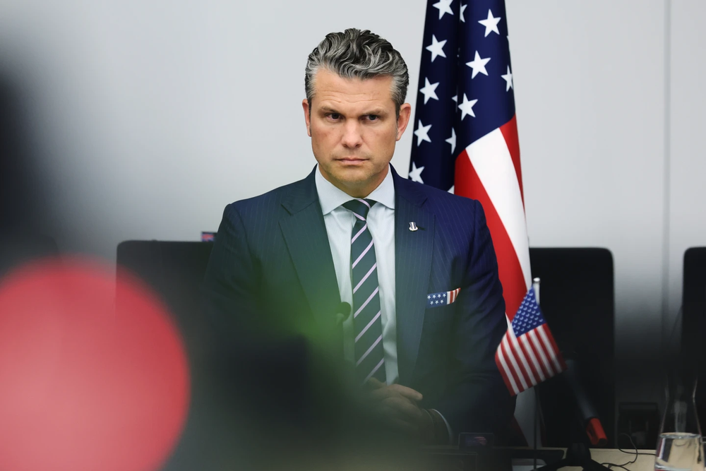 El secretario de Defensa, Pete Hegseth.