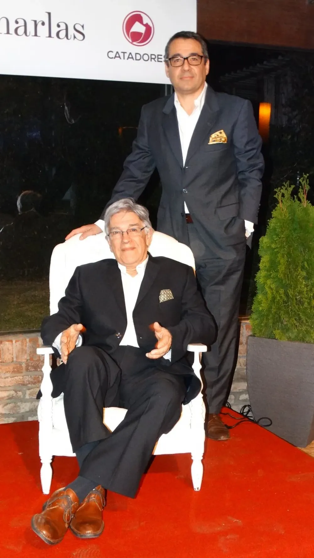 Eduardo Lanza y Omar Ichuste