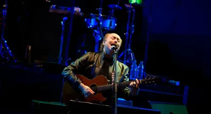 Jaime Roos en su show Mediosiglo en 2021