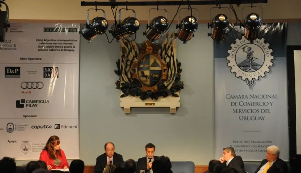 Gabriela Michetti, Alfonso Varela, Luis Majul, Alberto Fernández y Carklos Perera