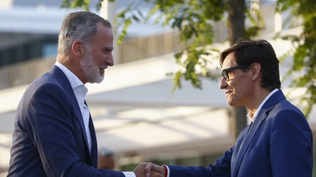 Illa recibe por primera vez al rey Felipe en Cataluña, con motivo de la Copa del América