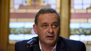 El candidato del Partido Nacional, Álvaro Delgado