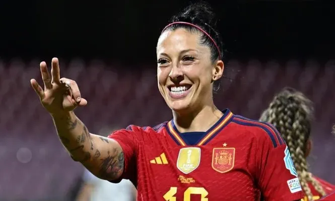 Jenni Hermoso, campeona mundial con la Selección Española de Fútbol.