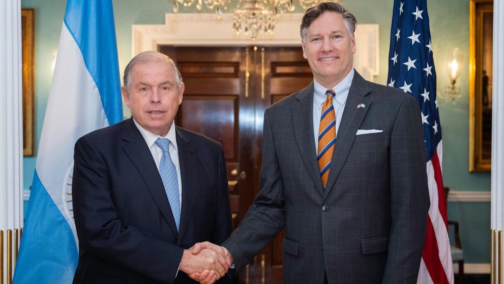 Gerardo Werthein se reunió con el Vicesecretario de Estado de los Estados Unidos, Christopher Landau, en Washington D.C.