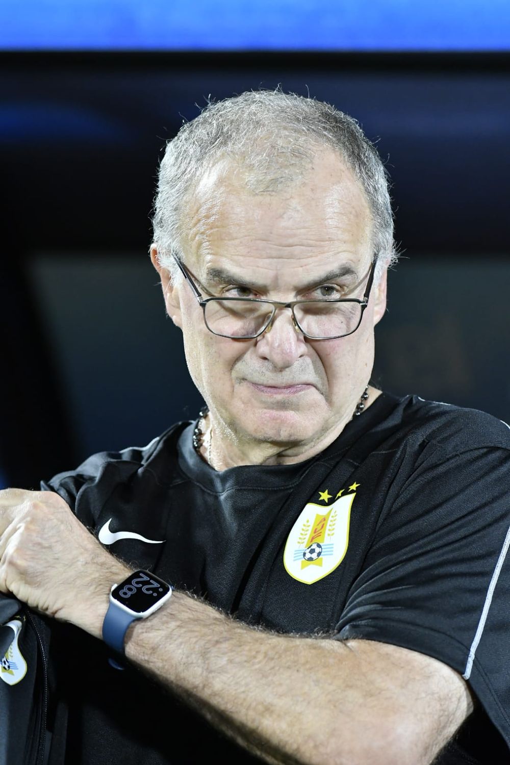Marcelo Bielsa, técnico de la selección de Uruguay