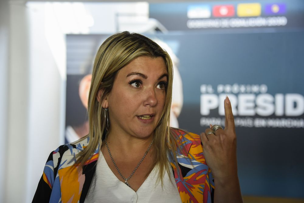 La candidata a la vicepresidencia por el Partido Nacional, Valeria Ripoll