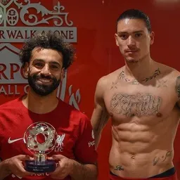 Mohamed Salah y Darwin Núñez Mohamed Salah y Darwin Núñez