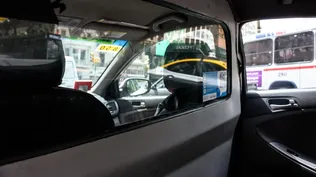 Mampara en un taxi de Montevideo, imagen de archivo.&nbsp;