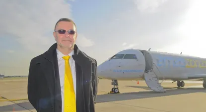 El gerente general de Amaszonas Uruguay, Carlos Pera.