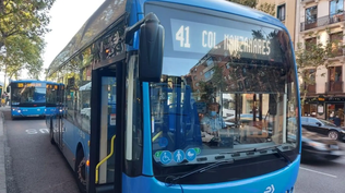 Un autobús de la Empresa Municipal de Transporte de Madrid