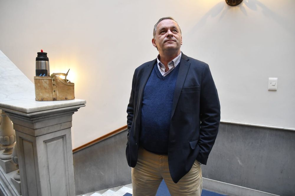 Álvaro Delgado y Valeria Ripoll en el Directorio del Partido Nacional