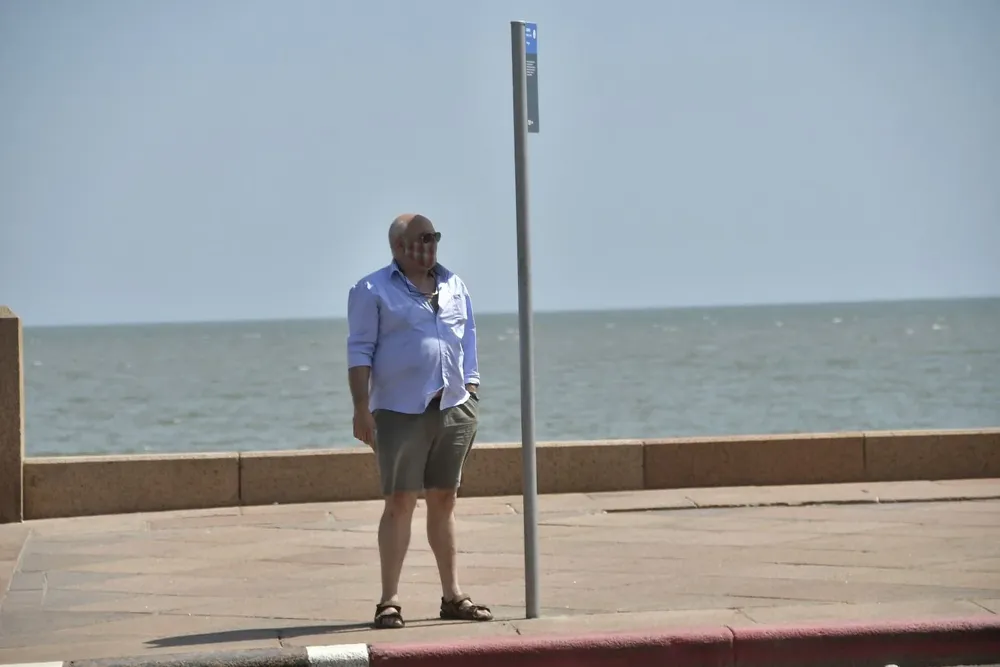 Día de calor en verano en Montevideo