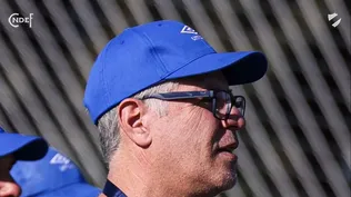 Álvaro Gutiérrez en su primera práctica en Nacional