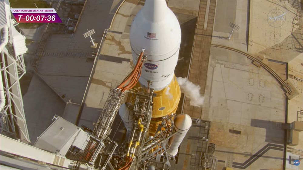 Artemis II a minutos del despegue