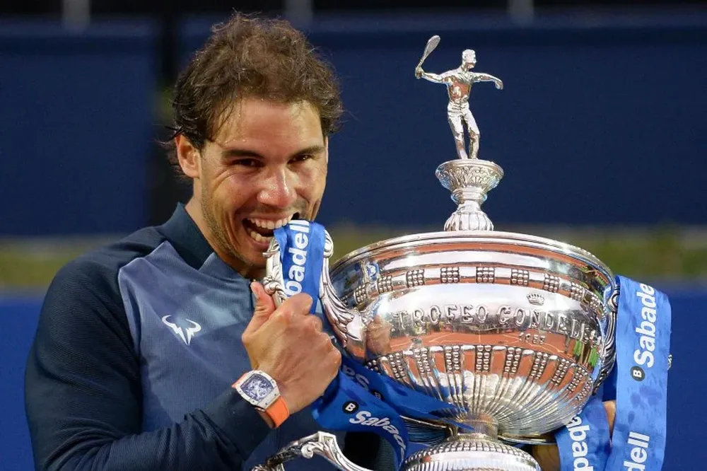 Rafael Nadal volvió a festejar en Barcelona