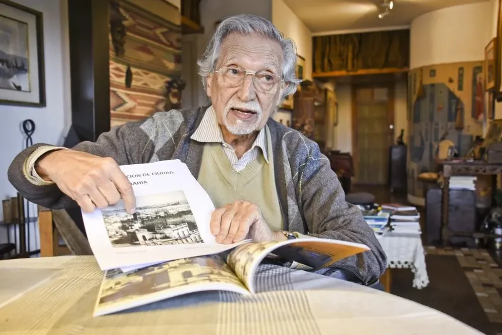 Mariano Arana, en su casa.