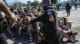 Hinchas de Peñarol detenidos en Río de Janeiro