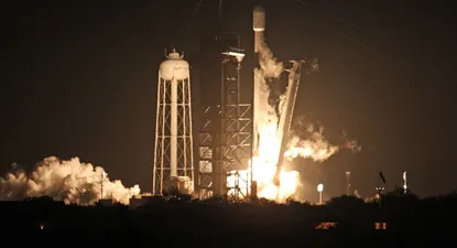 Así fue el despegue de la nave a bordo de un cohete de SpaceX