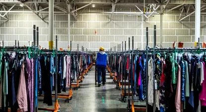 Uno de los depósitos de la firma Stitch Fix.